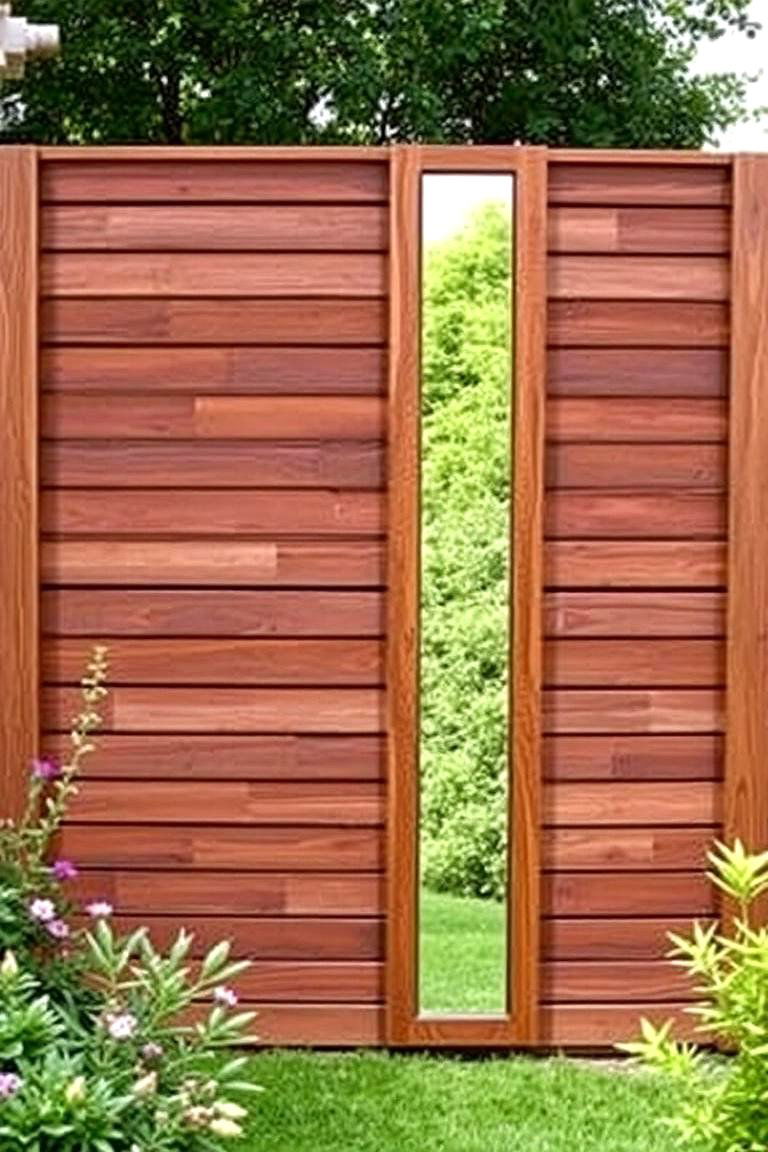 Privacy Screen Mirror - 24 Garden Mirror Ideas