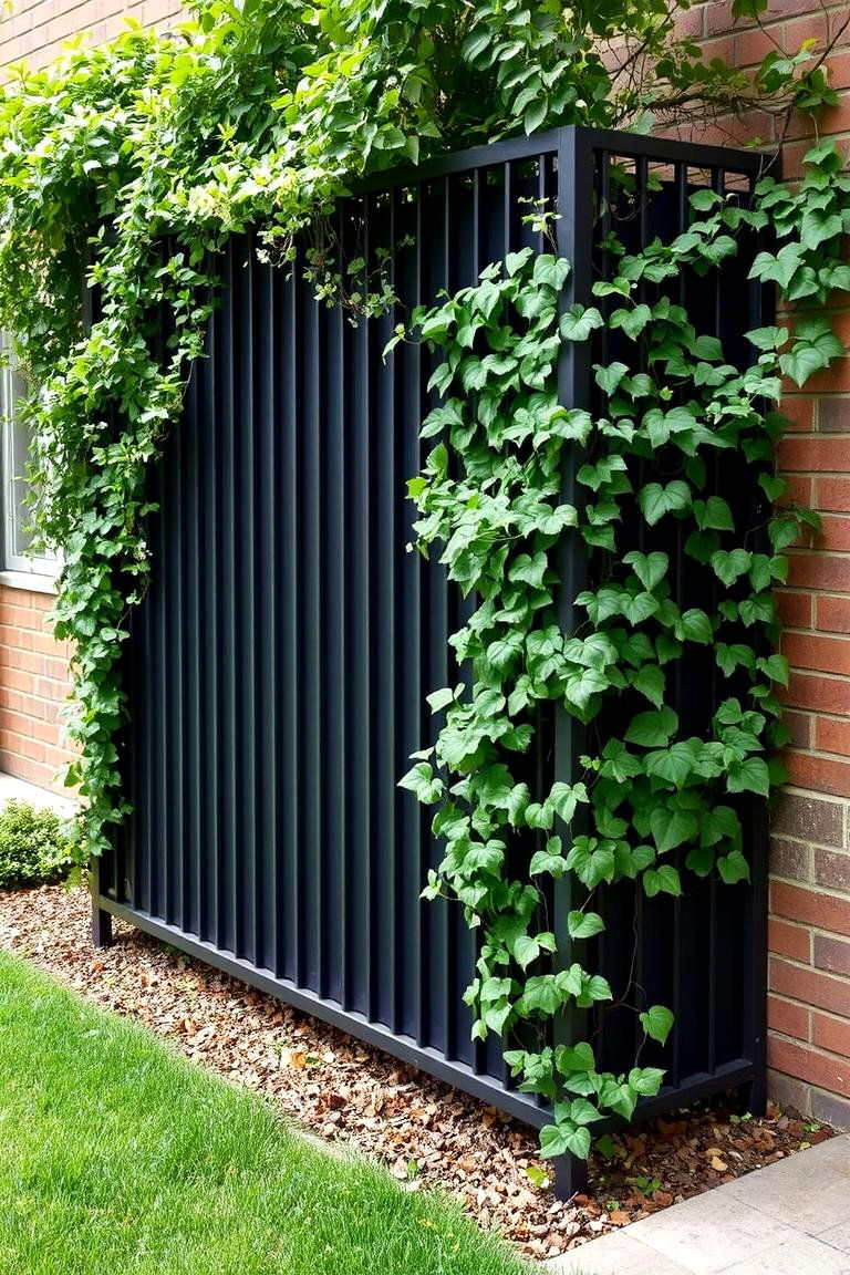 Privacy Screens with Plants - 24 Front Door Privacy Ideas