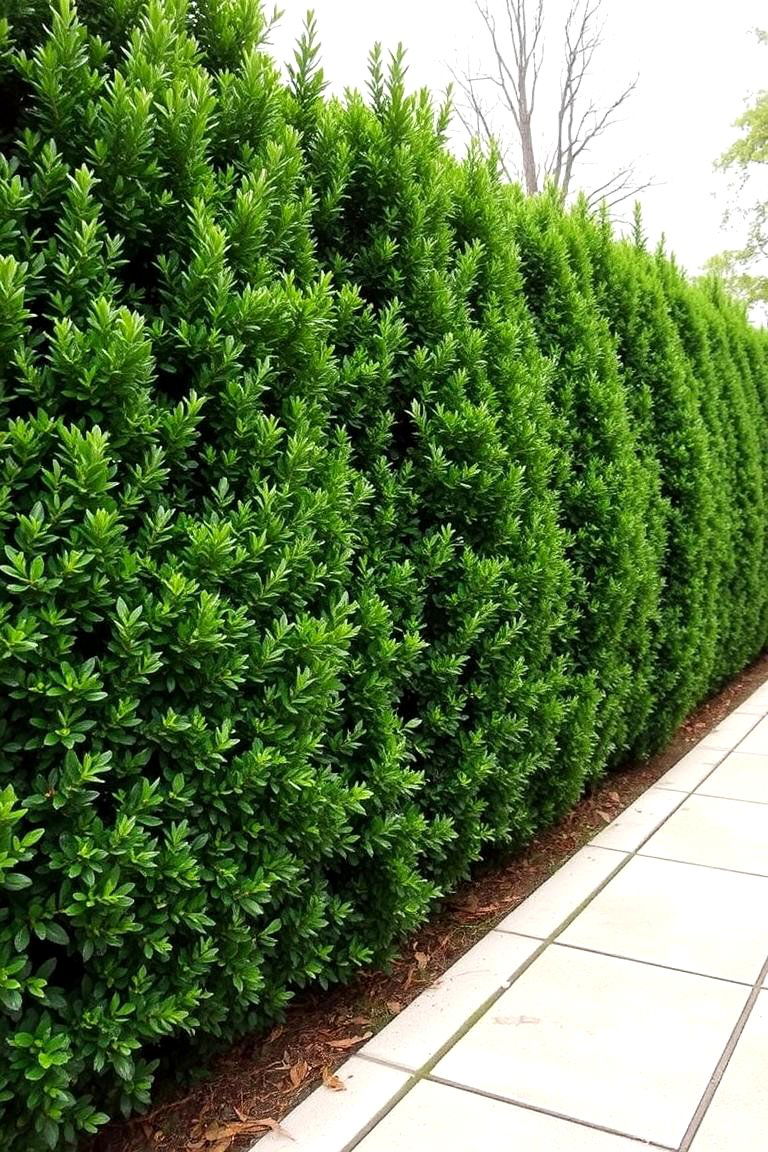Privacy Shrubs for Low Maintenance Coverage - 24 Backyard Privacy Ideas