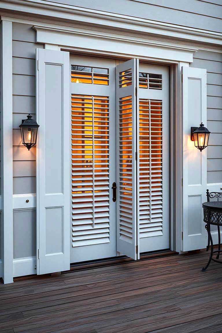 Privacy Shutters for Decks - 24 Deck Privacy Ideas