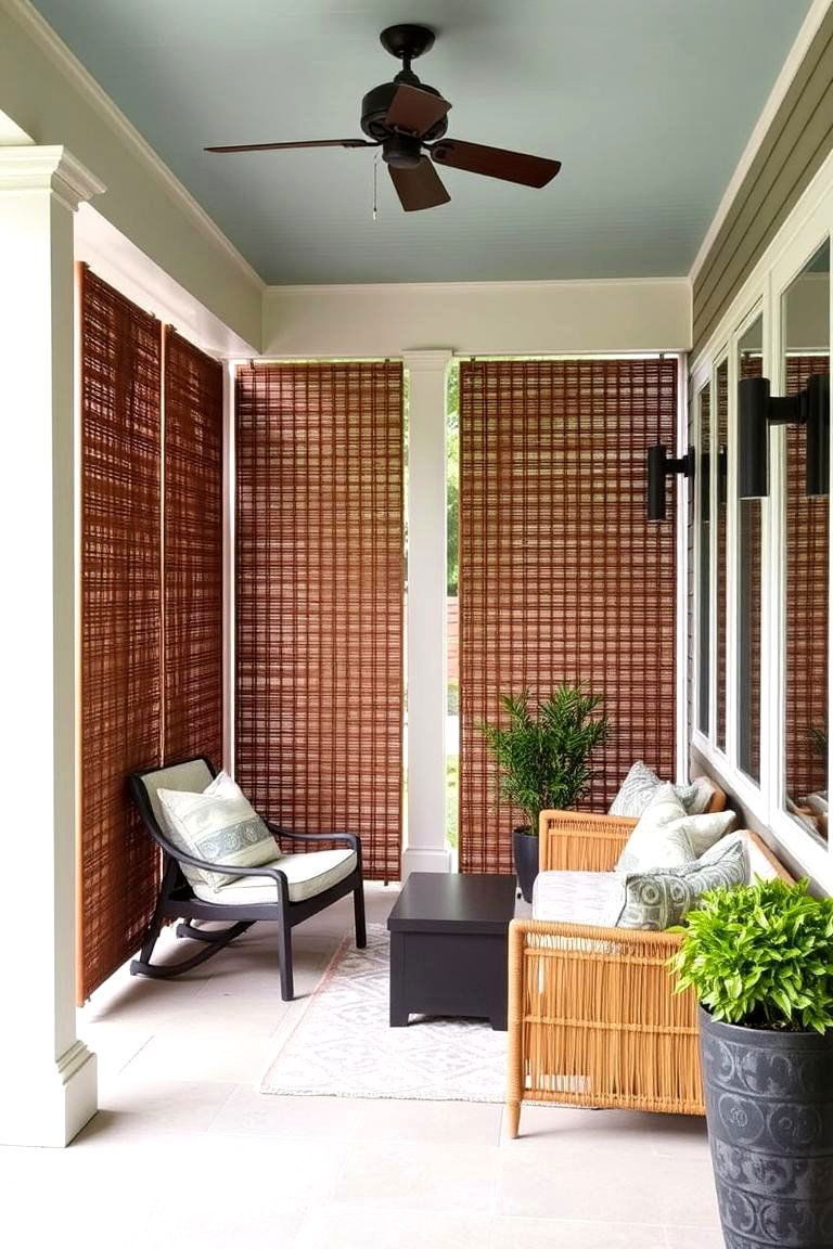 Privacy with Style - 24 Side Porch Ideas