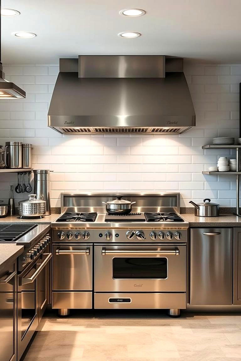 Professional Grade Functionality for Serious Cooks - 24 Kitchen With Stainless Steel Appliances