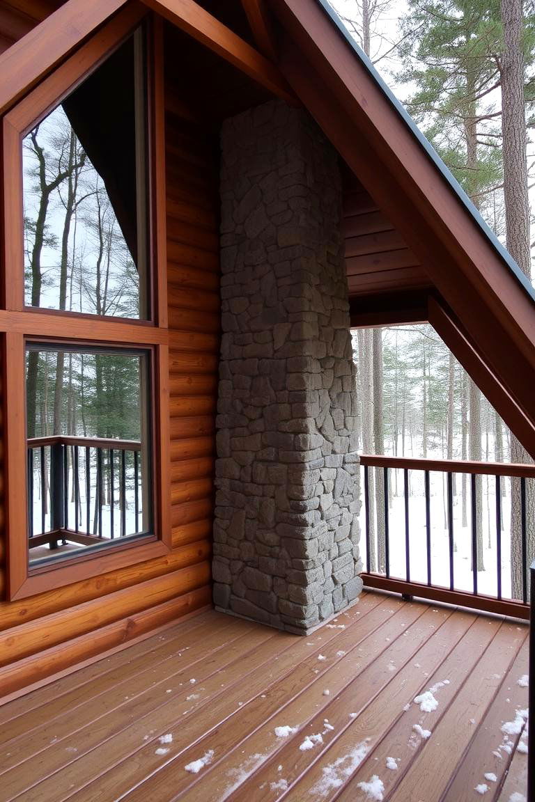Promoting Outdoor Activities - 24 a Frame House With Balcony