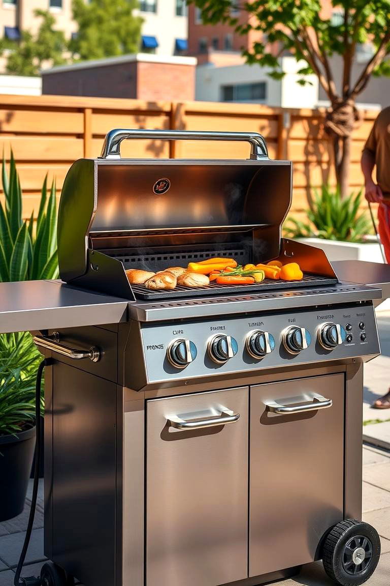 Propane BBQ Pit for Quick Setup - 24 Bbq Pit Ideas