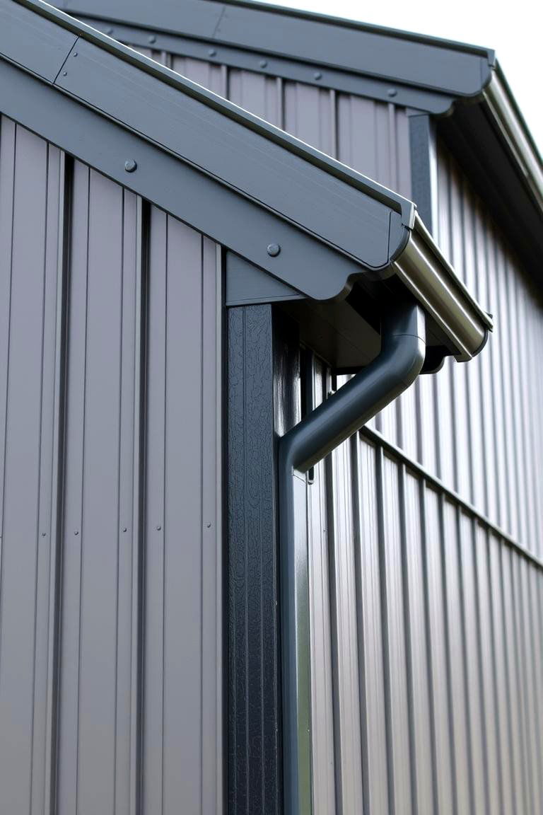 Protecting Your Investment with Gutters and Downspouts - 24 Pole Barn and Barndominium House Exteriors