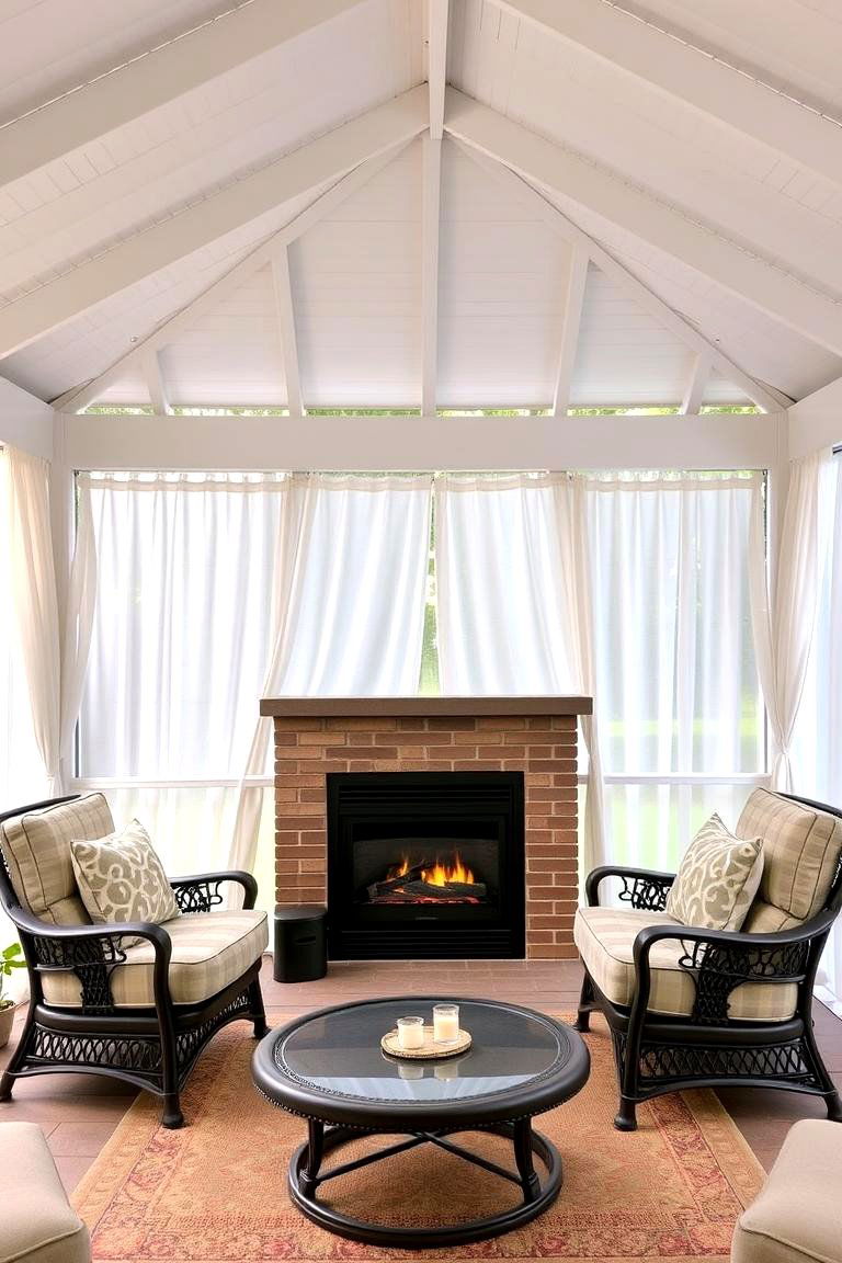 Providing a Cozy and Inviting Ambiance - 24 Gazebo With Fireplace