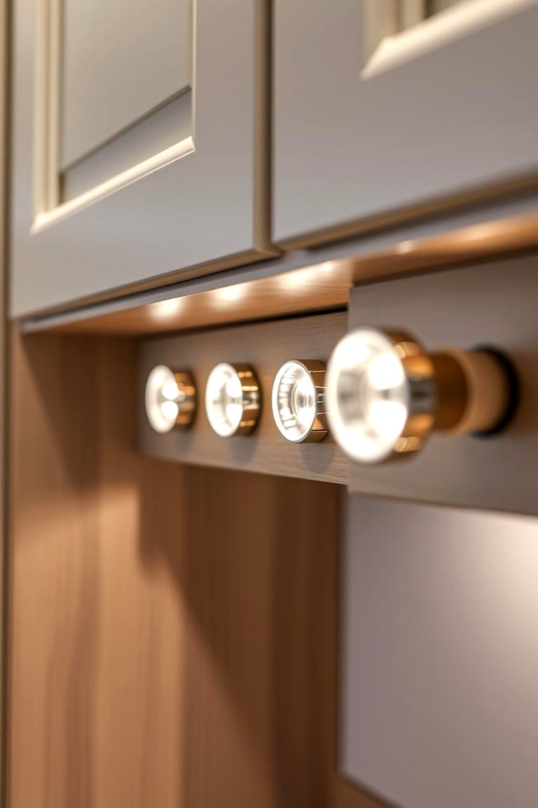 Puck Lights for Cabinets - 24 Cabinet Lighting Ideas
