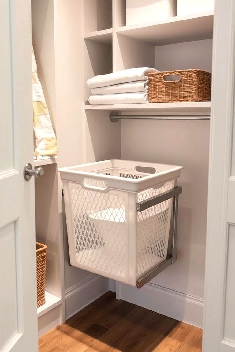 Pull Out Hampers - 24 Closet Ideas