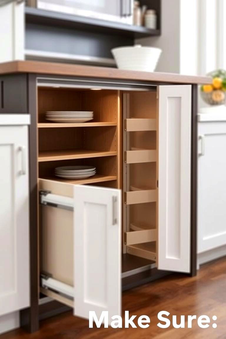 Pull Out Pantry Cabinet - 24 Kitchen Island Storage Ideas