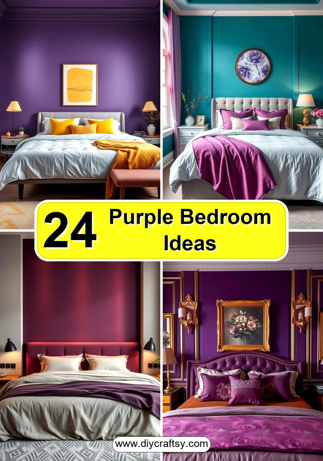 Purple Bedroom Ideas