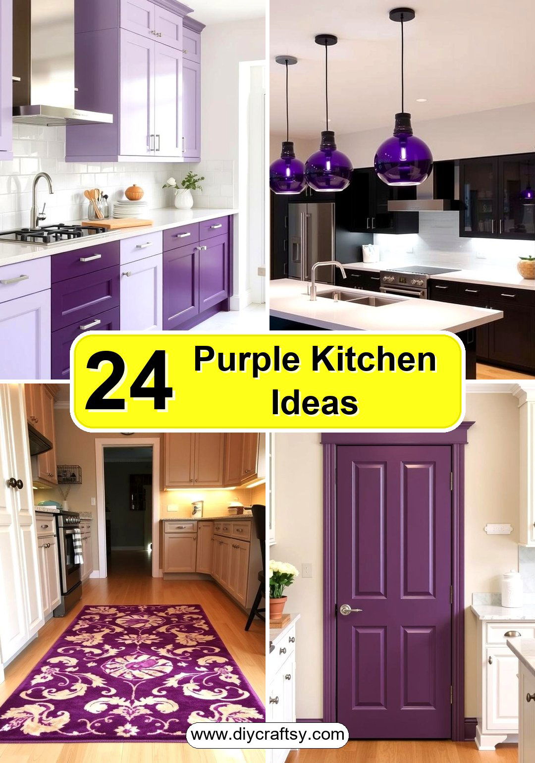 Purple Kitchen Ideas
