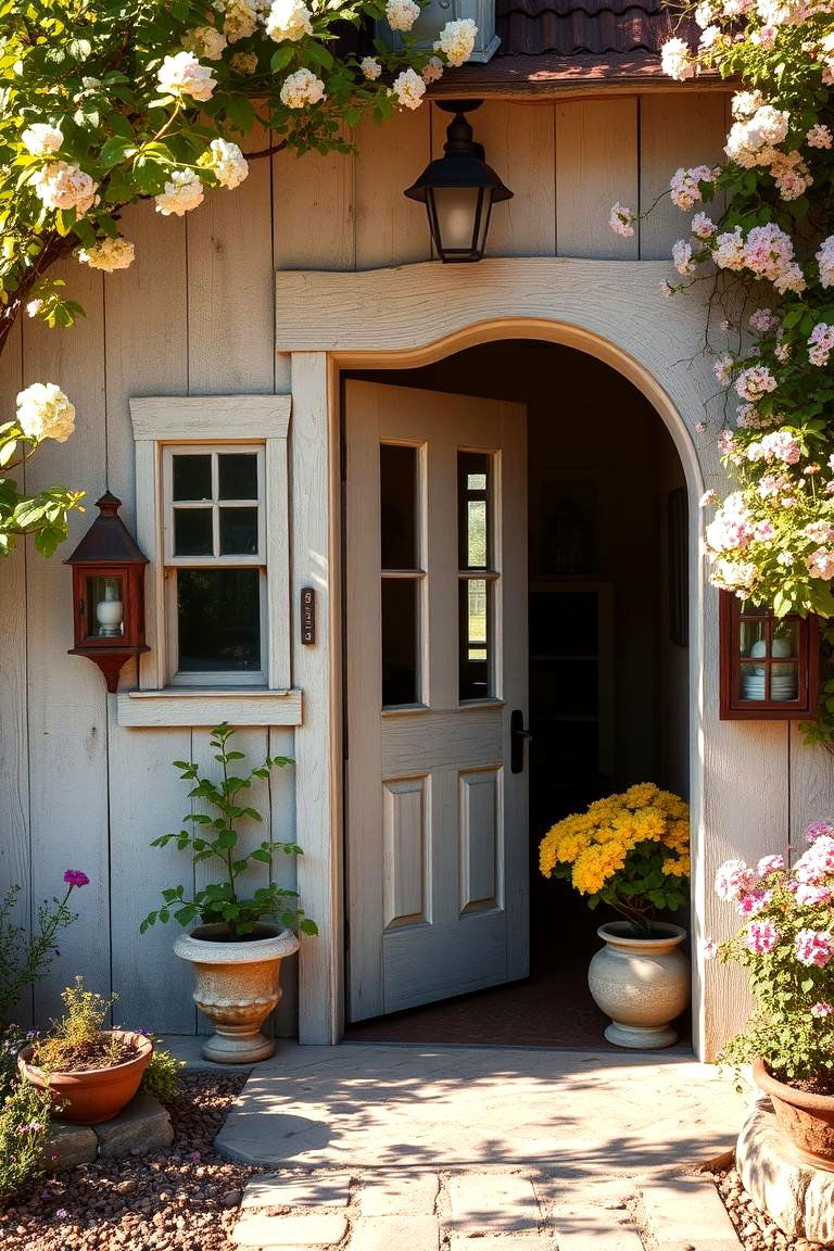 Quaint Cottage Style Entrance - 24 garden gate ideas