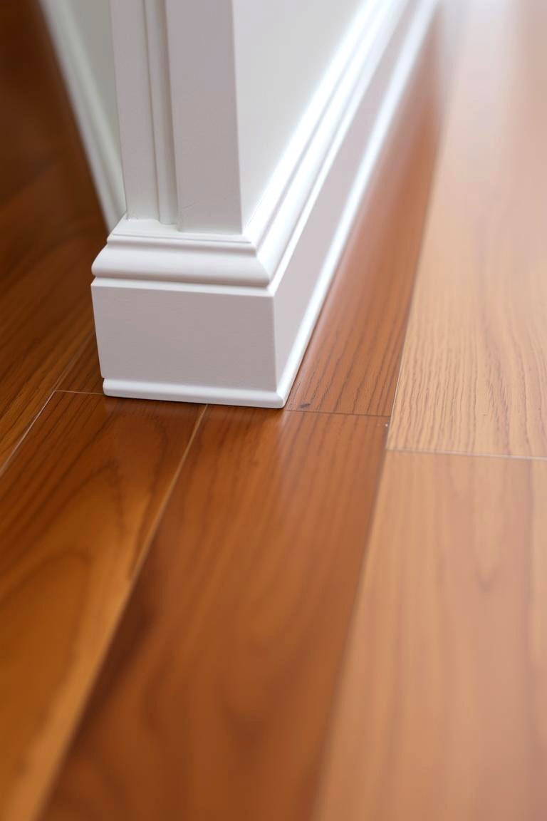 Quarter Round to Accentuate Edges - 24 Floor Transition Ideas
