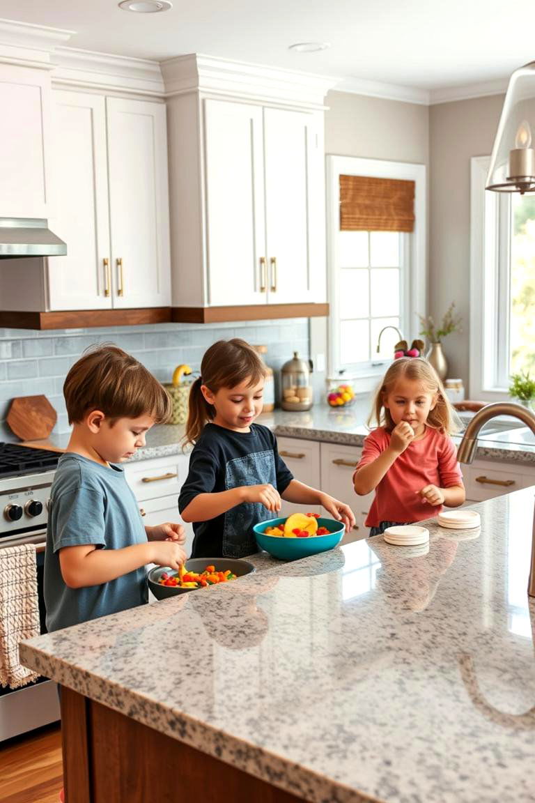 Quartz Countertops for Busy Families - 24 Quartz Kitchen Countertops