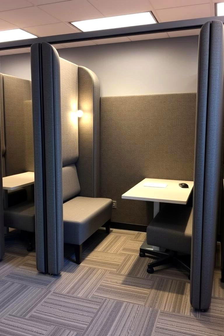 Quiet Focus Areas - 24 Office Interior Design Ideas