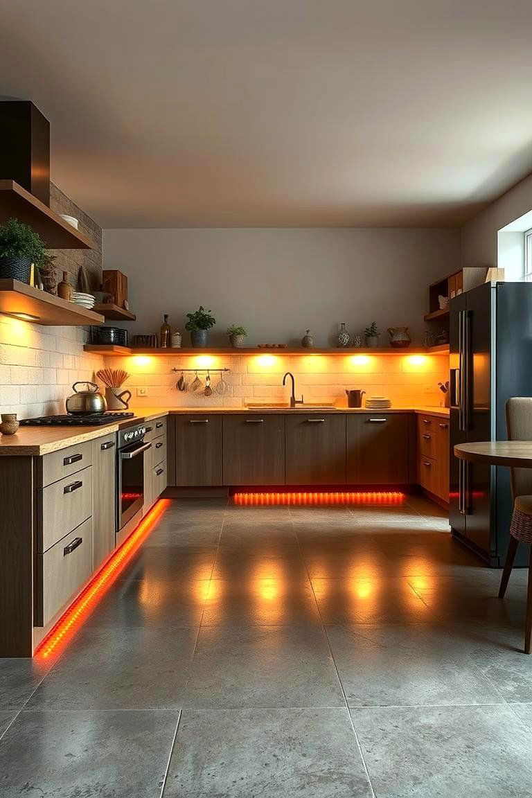 Radiant Heated Concrete Floors - 24 Concrete Floor Kitchen Ideas