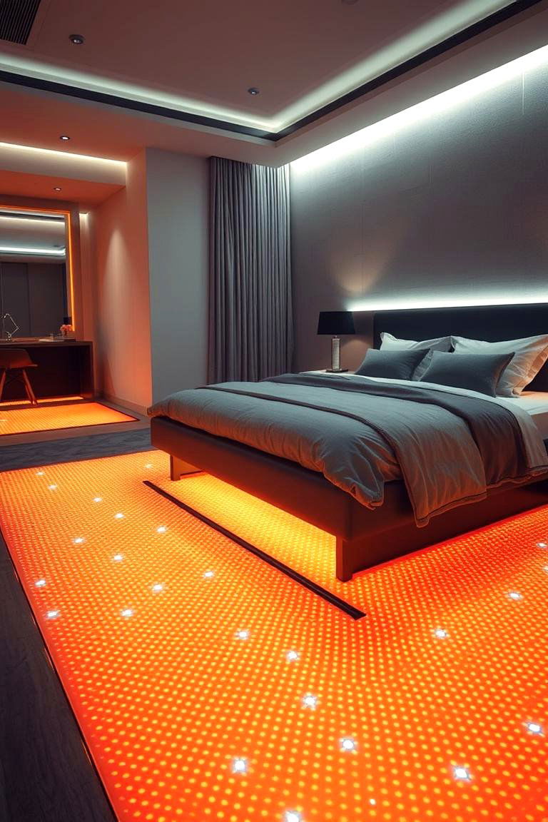 Radiant Heated Flooring Comfort - 24 Bedroom Flooring Ideas