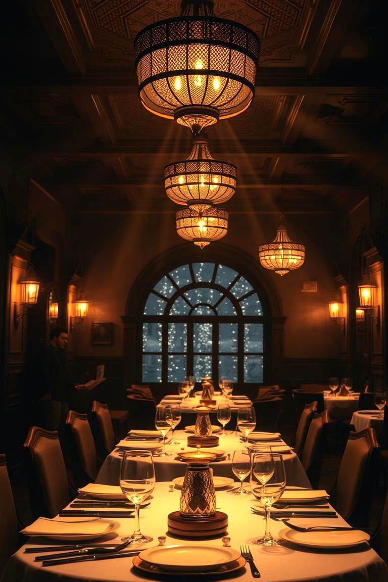Radiant Mood Lighting Techniques - 24 Glam Dining Room Ideas