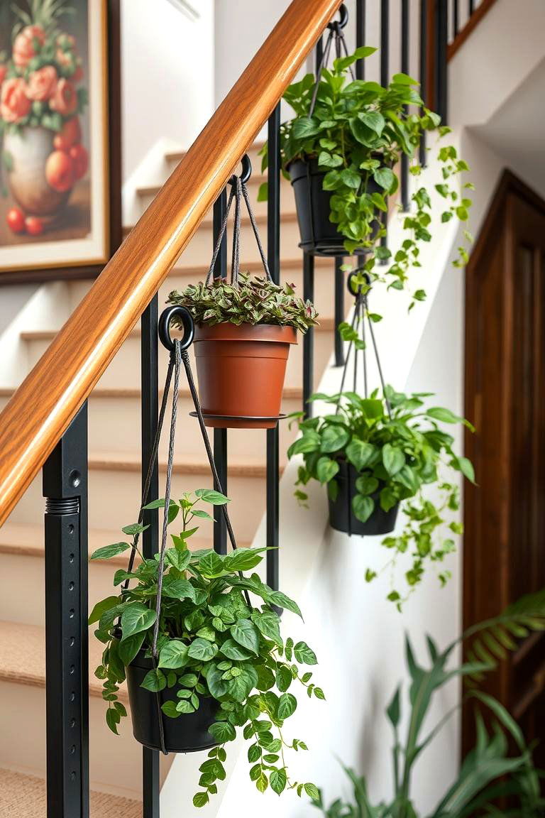 Railing Plant Hangers Indoor - 24 Indoor Plant Wall Ideas