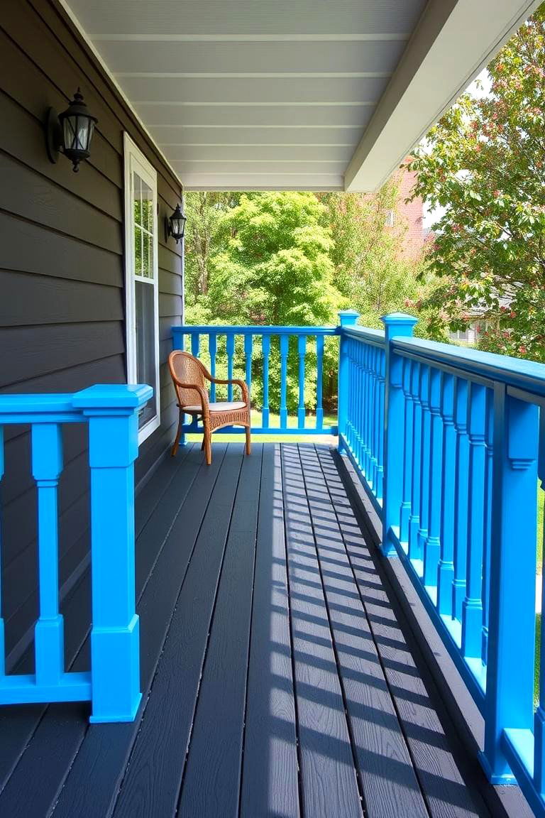 Railings as the Contrasting Element - 24 Two Tone Deck Color Schemes