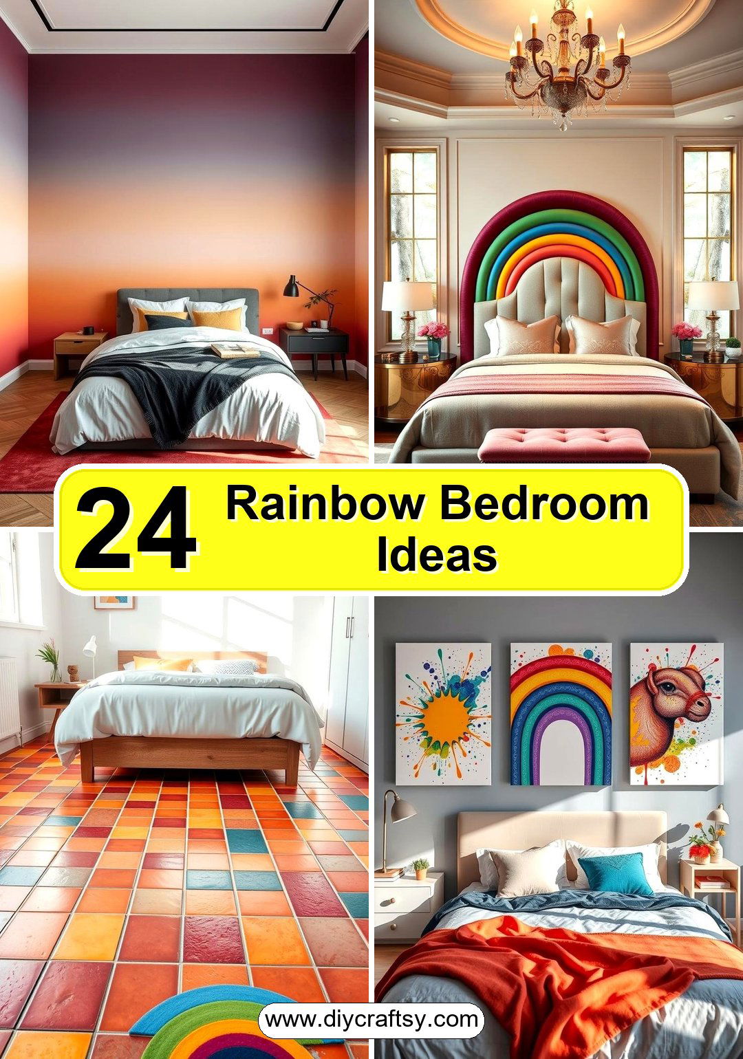 Rainbow Bedroom Ideas