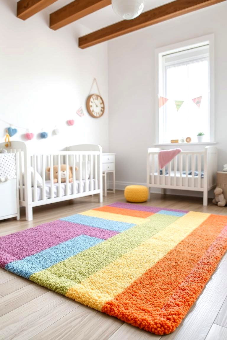 Rainbow Rug - 24 Whimsical Nursery Ideas