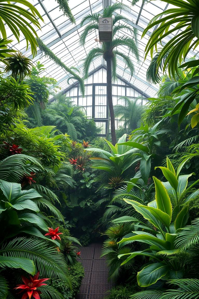 Rainforest Simulation Greenhouse - 24 Greenhouse Room Ideas