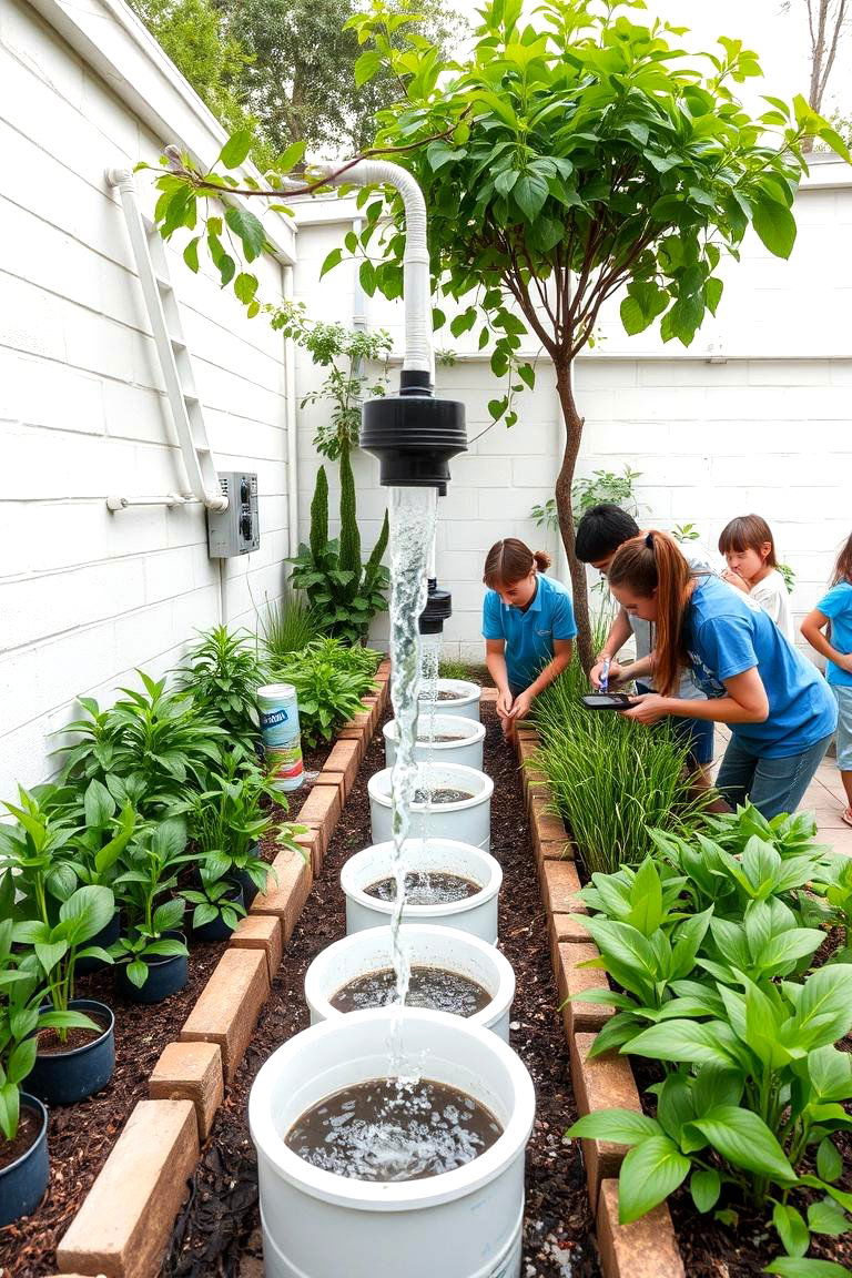 Rainwater Harvesting Garden - 24 School Garden Ideas