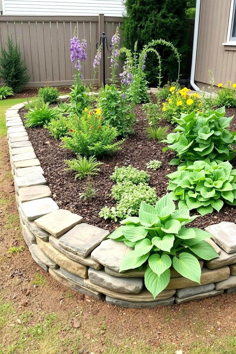 Raised Bed Edging for a Defined Elevated Look - 24 Mulch Edging Ideas