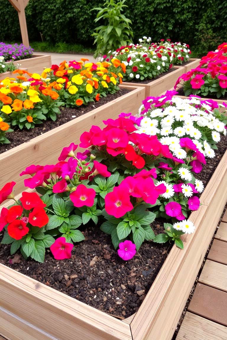 Raised Bed Flower Garden - 24 Floral Nursery Ideas