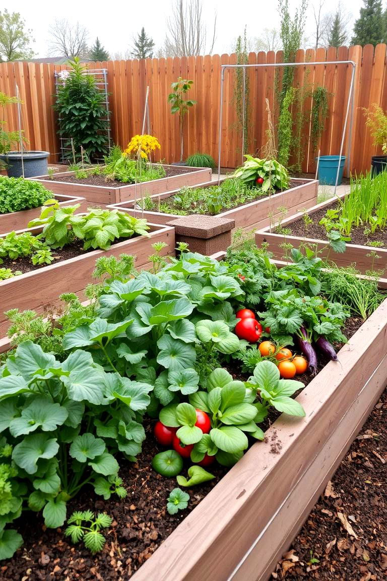 Raised Bed Harvest Hub - 24 Fall Garden Ideas