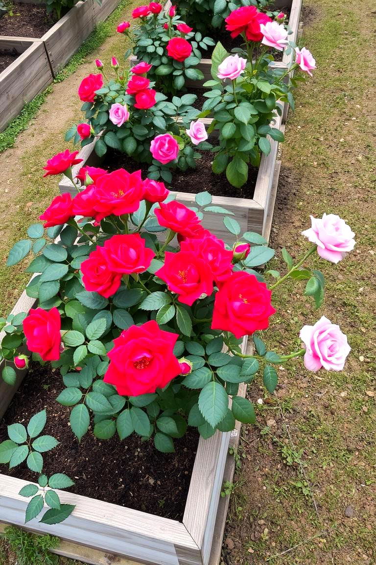 Raised Bed Rose Garden - 24 Rose Garden Ideas