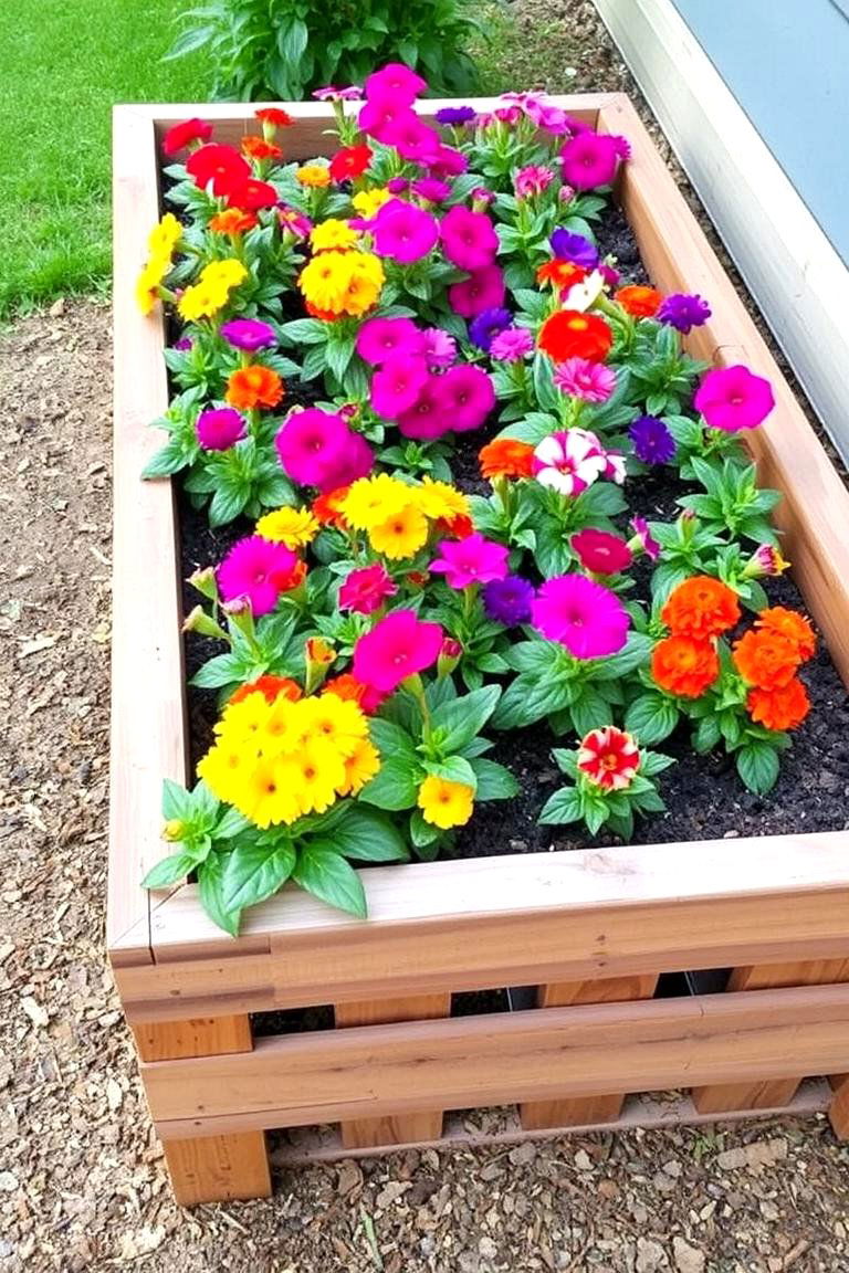 Raised Flower Beds for Easy Maintenance - 24 Flower Bed Ideas