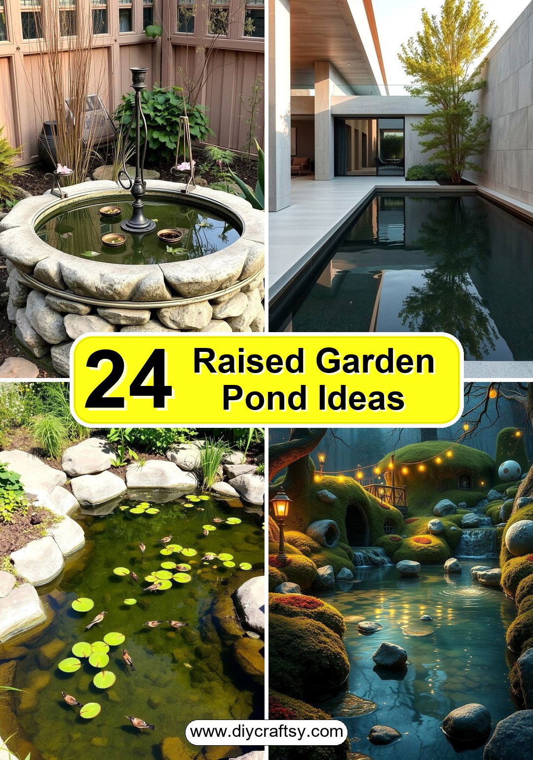 Raised Garden Pond Ideas
