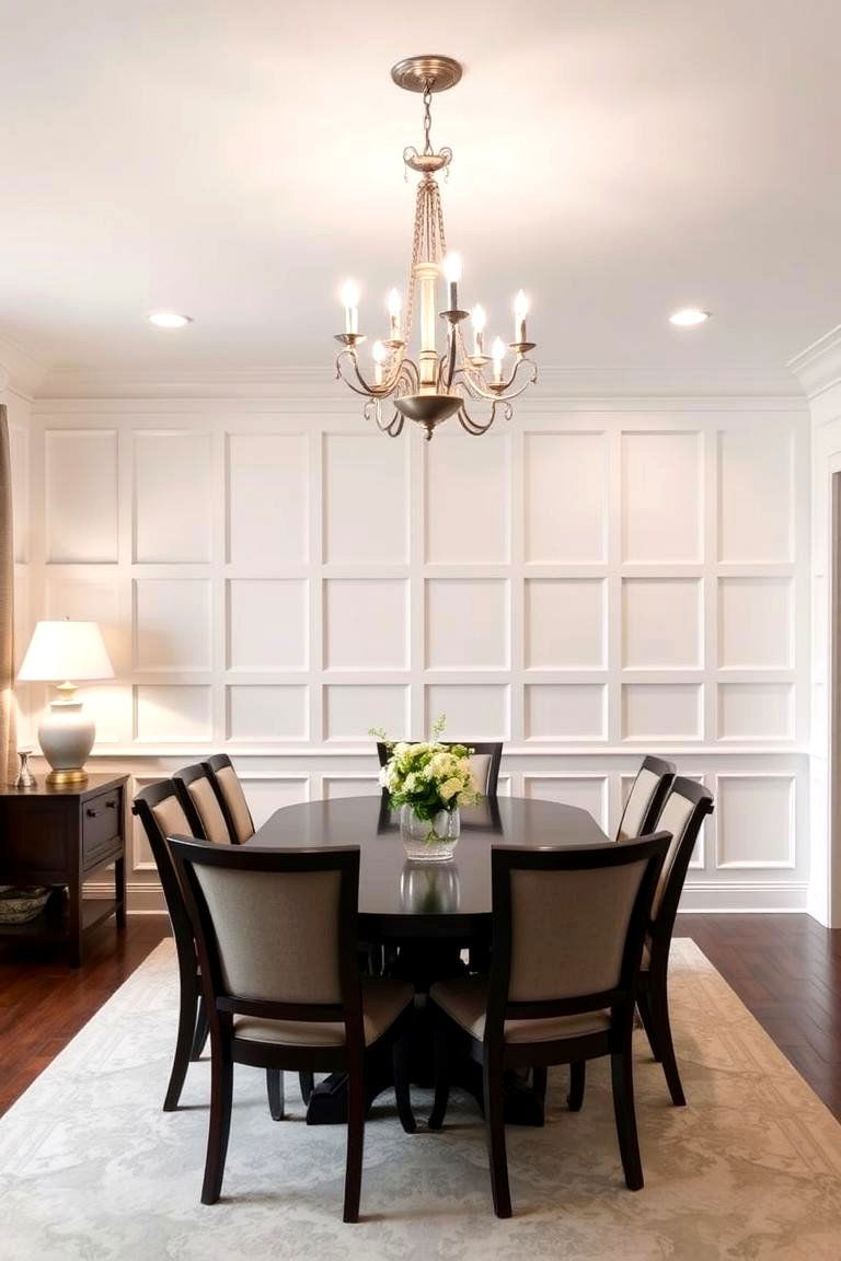 Raised Panel Grandeur - 24 Wood Trim Accent Wall Ideas