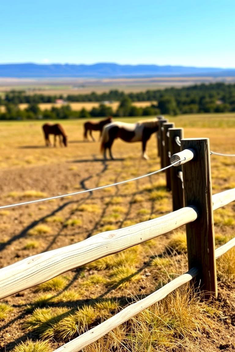 Ranch Rail Fence - 24 Farm Fence Ideas