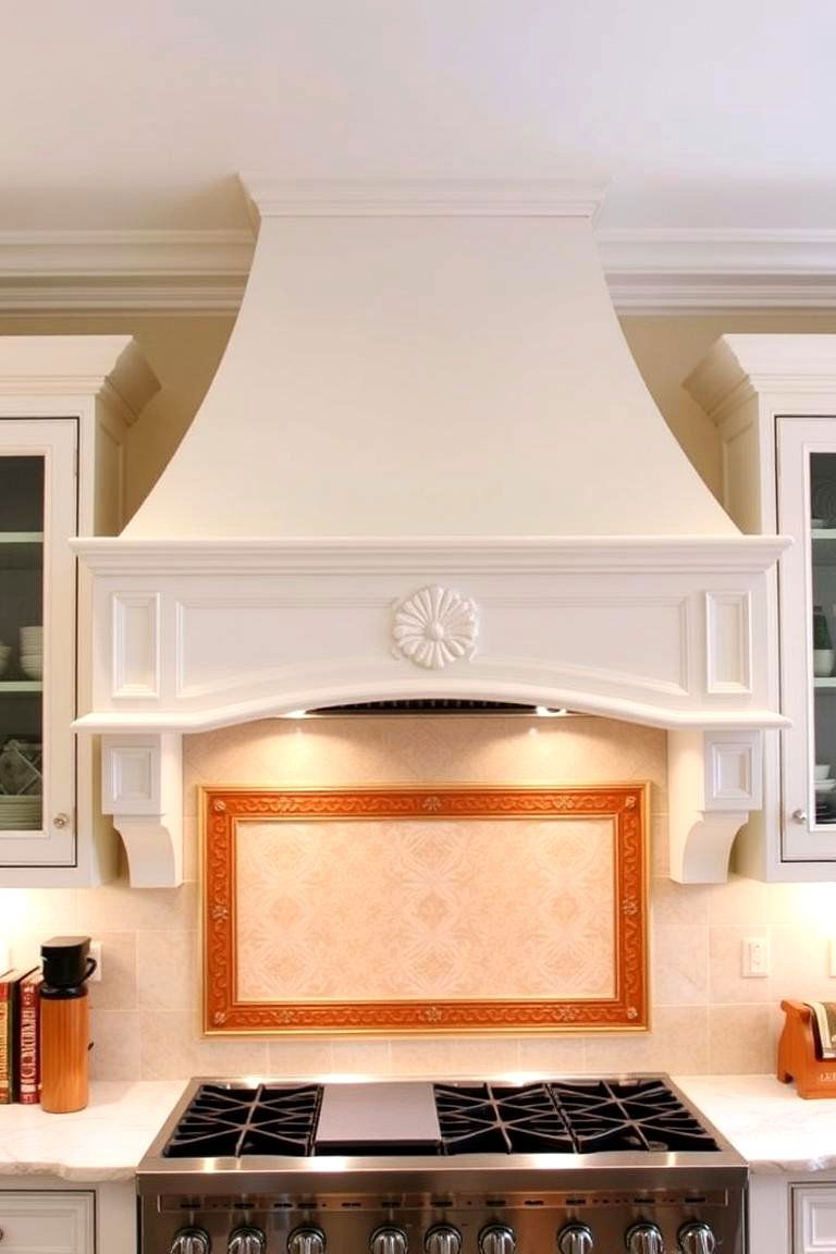 Range Hood with Detailing - 24 Traditional Kitchen Ideas