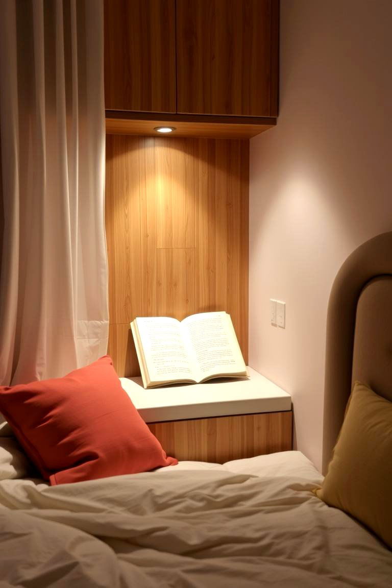 Reading Nook Lighting - 24 Small Bedroom Lighting Ideas