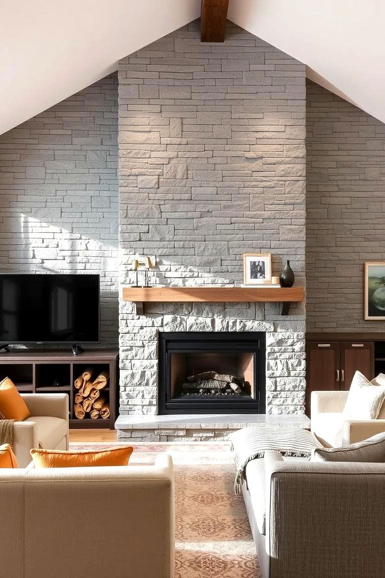 Realistic Stone Veneer - 24 Wall Covering Ideas