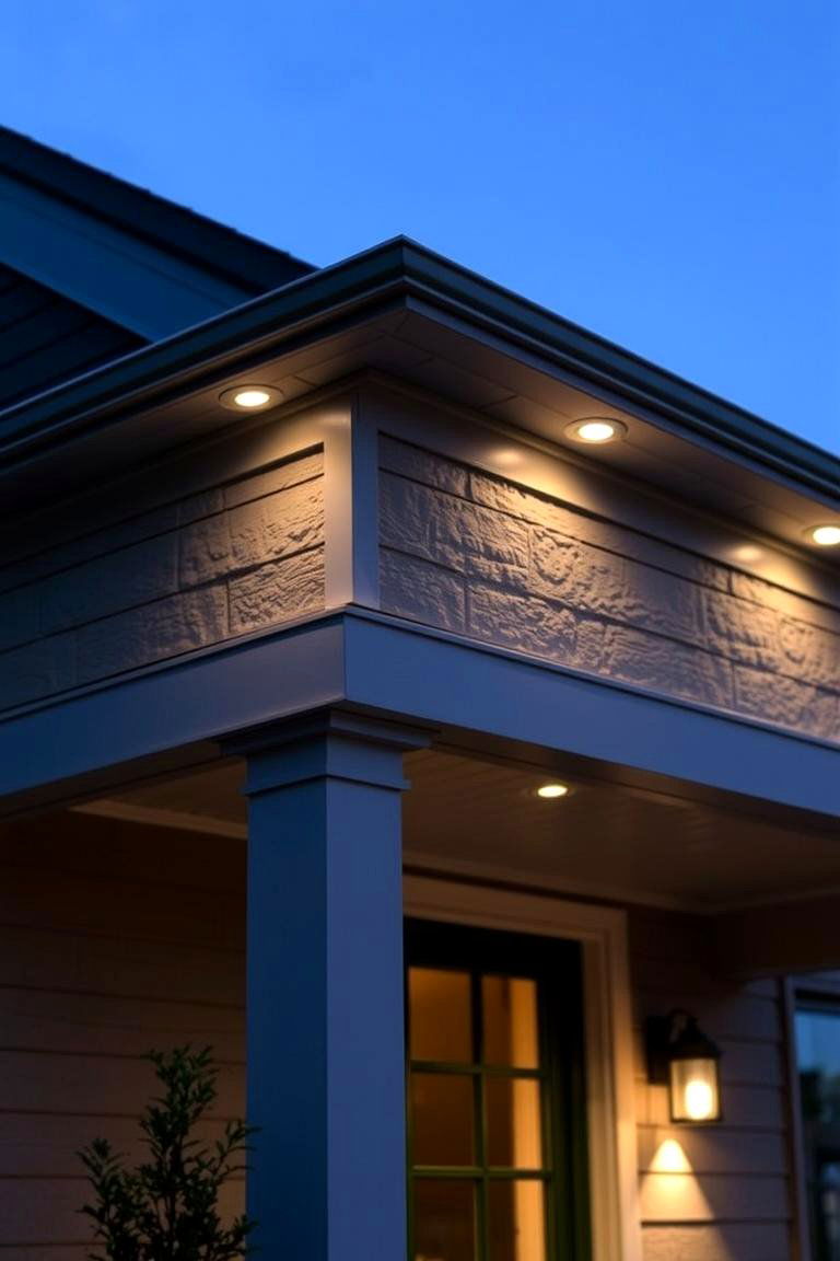 Recessed Accent Lighting for Subtle Elegance - 24 Soffit Lighting Ideas
