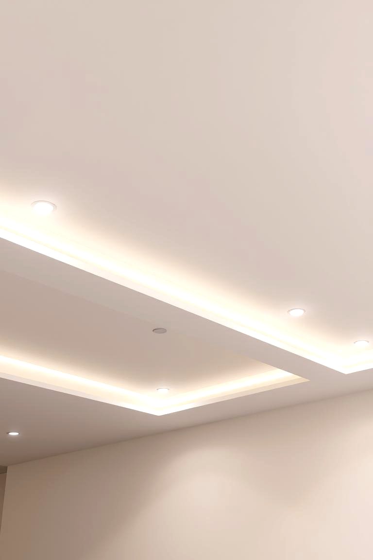 Recessed LED Downlights for Clean Lines - 24 Vaulted Ceiling Lighting Ideas