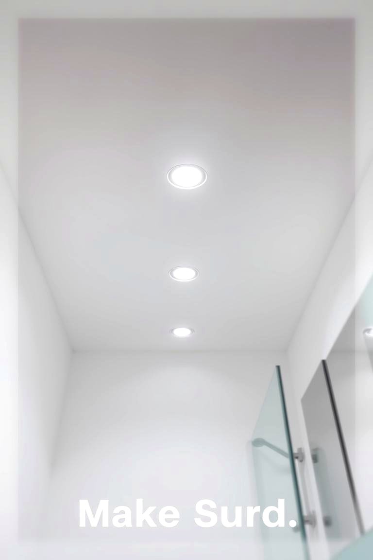 Recessed Lighting for Modern Elegance - 24 Bathroom Ceiling Ideas