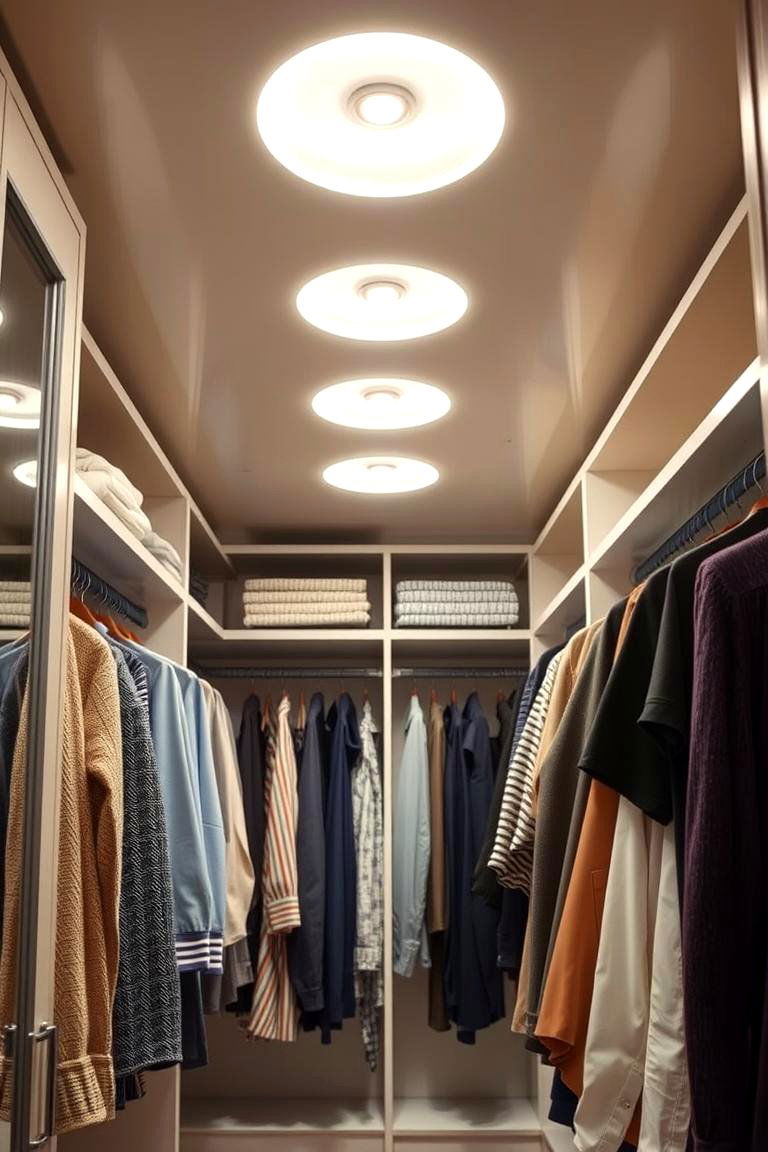 Recessed Lighting for Seamless Illumination - 24 Closet Lighting Ideas