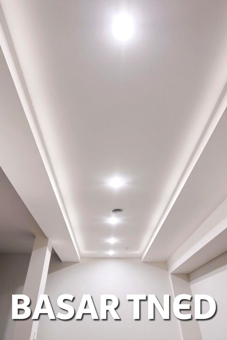 Recessed Lighting for a Sleek Finish - 24 Basement Ceiling Ideas