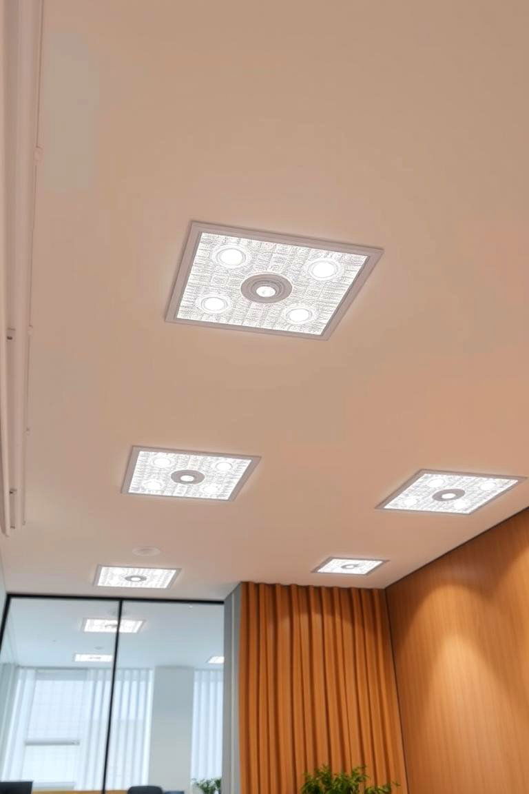 Recessed Overhead Illumination - 24 Home Office Lighting Ideas
