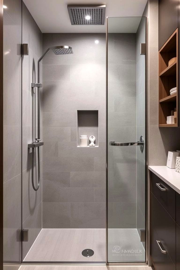 Recessed Storage Solutions - 24 Small Shower Ideas