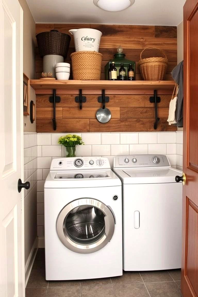 Reclaimed Materials Feature - 24 Garage Laundry Room Ideas