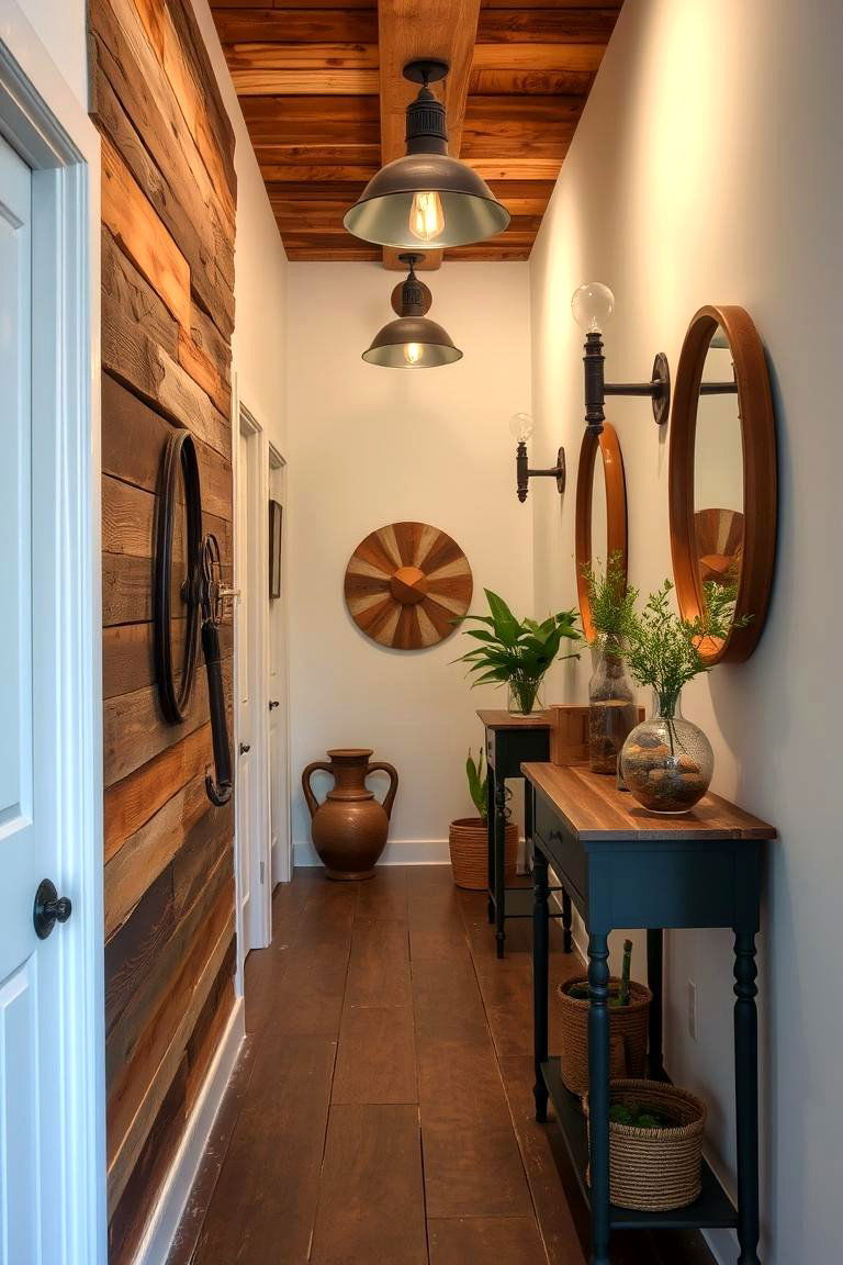 Reclaimed Materials and Green Decor - 24 Green Hallway Ideas