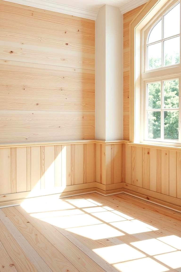 Reclaimed Pine Aesthetics - 24 Rustic Wainscoting Ideas