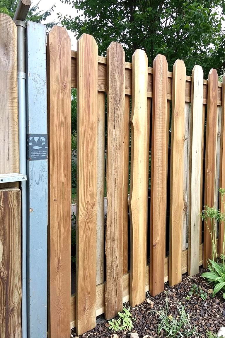 Reclaimed Recycled Appeal - 24 Decorative Fence Ideas